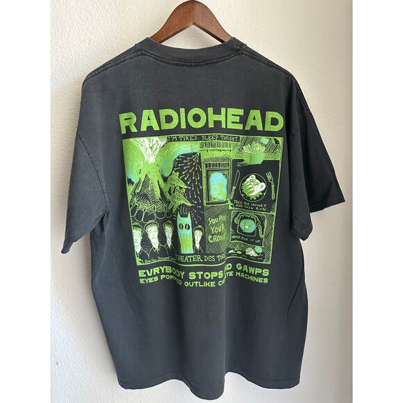 Radiohead "Fast-Track" Vintage T-shirt Reprint Brockum Tag Single Stitch Shirt - Picture 2 of 7
